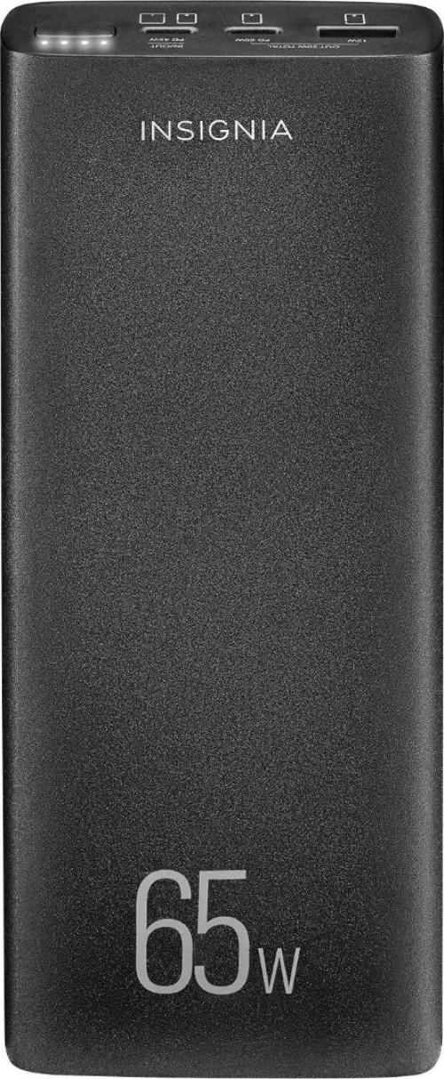 Powerbank Insignia 20000mah 45w / 65w Charge Rapide PD 2 Ports USB-C / 1 Port USB-A / Cable TYPE-C