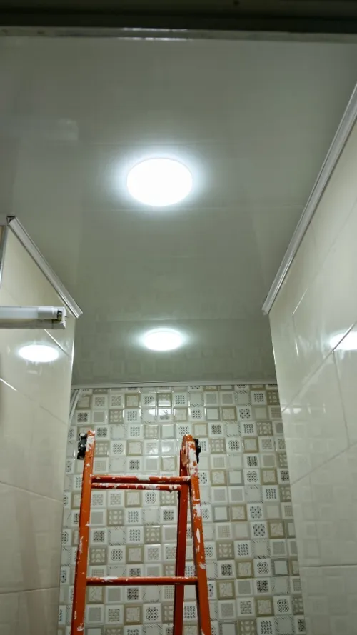 Montage et pose Faux plafond en PVC et placo plâtre et peinture et led profile