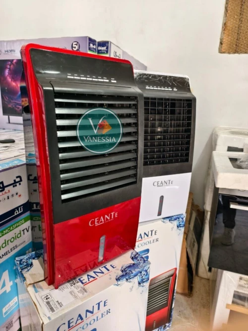 Air Cooler Marque Ceante 12L Couleur Blanc & Rouge