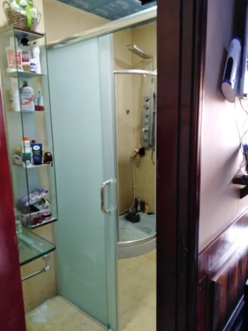 cabine de douches italien sur mesure  verre trempé