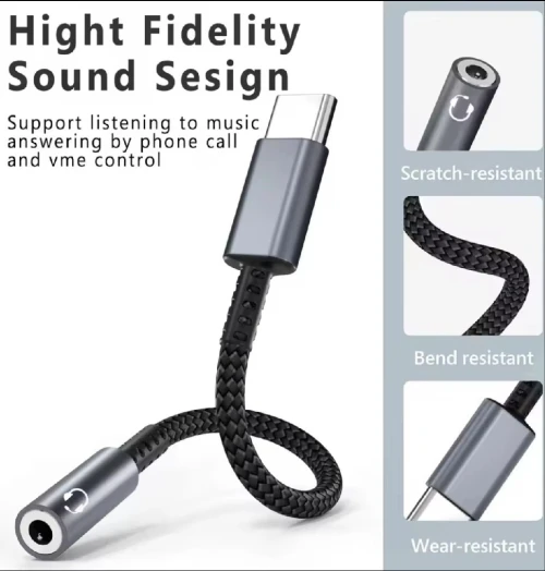 USB C To 3.5mm Audio Jack Adapter