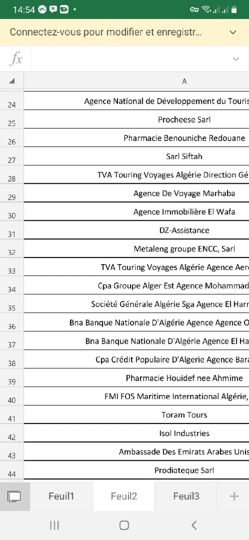 BASE DONNÉES EMAILING 2025