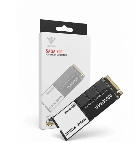 SSD NVMe M2 512Go Magma Saga 300 PCIe rapide stockage