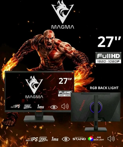 MONITEUR MAGMA GAMING AJUSTABLE 27" FHD 200HZ IPS