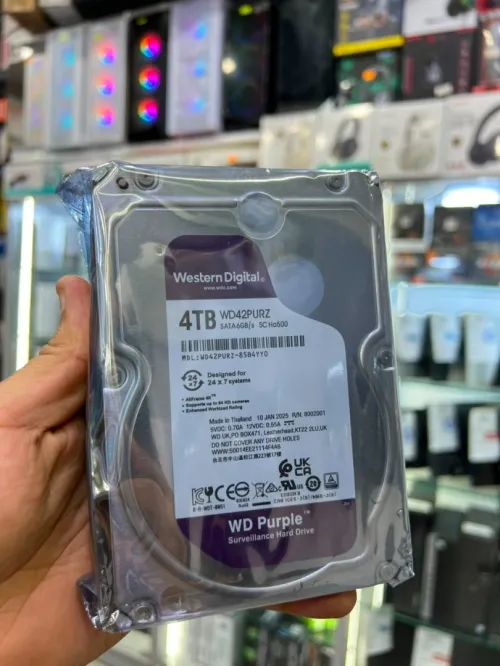 WD PURPLE 3TB SURVEILLANCE - DISQUE DURE HDD 3,5" - SATA 6GB/S - 5400 RPM - 256Mo - WD42PURZ