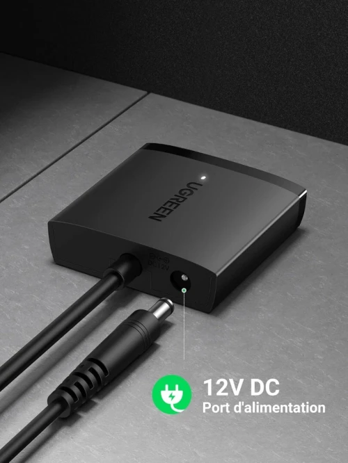 UGREEN Adaptateur USB SATA III Câble SATA USB Disque Dur pour 2,5 3,5 Pouces HDD SSD UASP