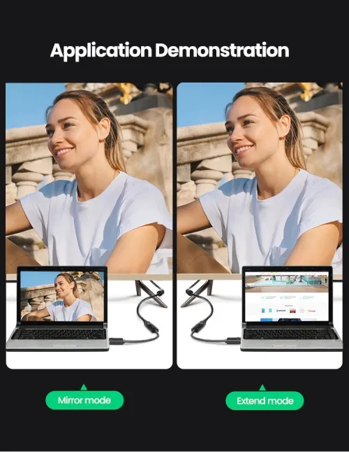 UGREEN Adaptateur DisplayPort Mâle vers HDMI Femelle 4K 60Hz 