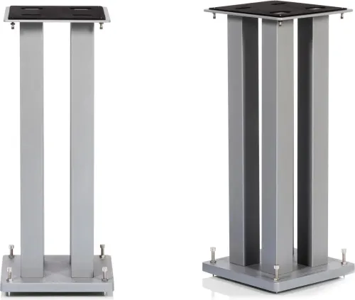 NorStone STYLUM SQUARE Silver satin (LA PAIRE) - Pieds Pour Enceintes