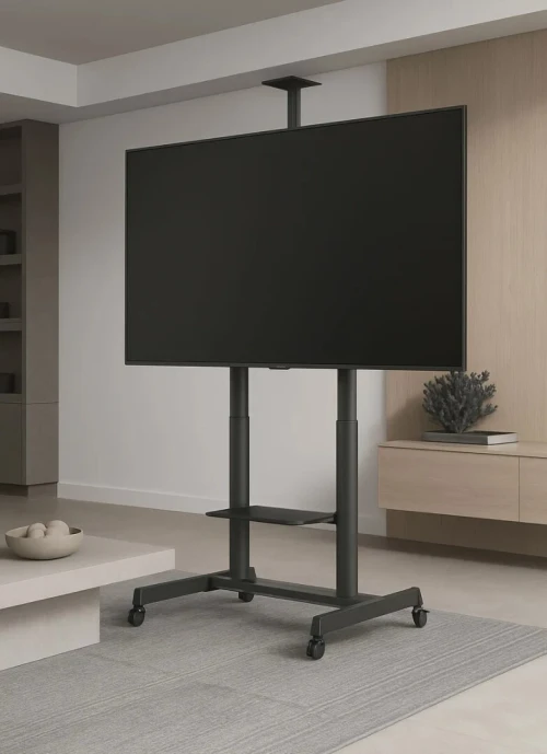 NorStone Vision Max  support TV professionnel Mobile et robuste jusqu a 100 pouces et 120 kg VESA 1000 x 600 mm