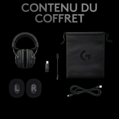 Logitech G Pro X Wireless Lightspeed Casque gaming sans fil DTS Headphone:X 2.0