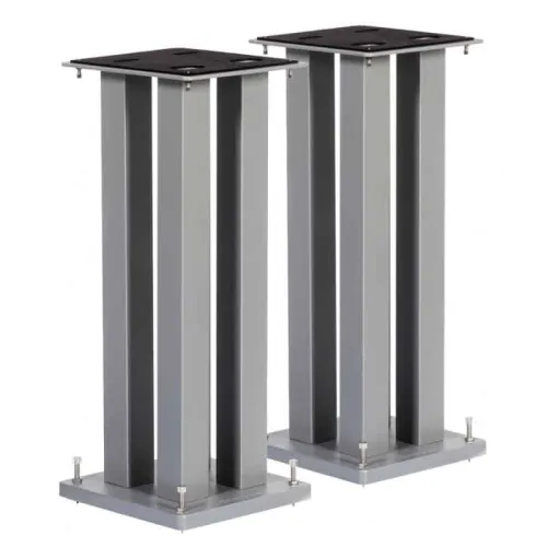 NorStone STYLUM SQUARE Silver satin (LA PAIRE) - Pieds Pour Enceintes