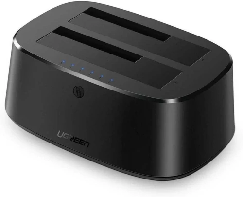 Ugreen Station daccueil Sata double baie vers USB 3.0 / Cloneur de disque dur sans ordinateur