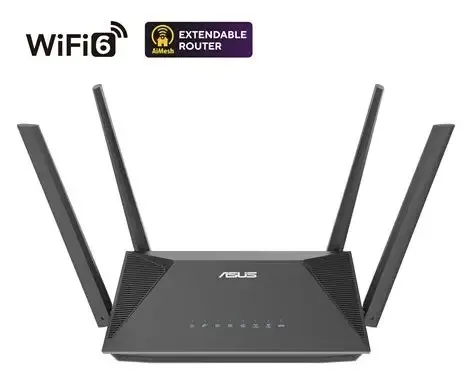 ASUS RT-AX52 (AX1800) Routeur extensible WiFi 6 double bande VPN intégré, compatible AiMesh