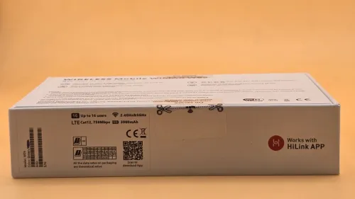 HUAWEI W05 - Modem Routeur 4G+ LTE CAT 12 - Batterie 3000 MAH - J'usqua 16 Utilisateurs