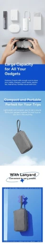 Baseus Sac De Rangement Numérique Et Accessoires Électroniques * Étui Organisateur