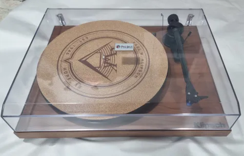 PRO-JECT X KLIPSCH HERITAGE DEBUT CARBON (DC) NOYER + Ortofon 2M Blue + PRO-JECT TUBE BOX S Préampli