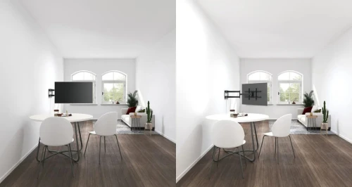 NorStone FULL MOTION 180 EXTRA - Support TV Mural Inclinable & Orientable - 50 Kg - De 40" À 80"