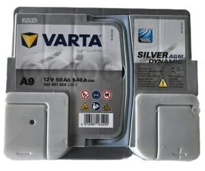BATTERIE VARTA 50AH AGM (START-STOP) FIAT 500 FABIA