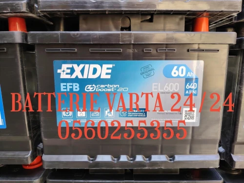 BATTERIE EXIDE EFB (START-STOP) EL600 12V 12V 60AH 640A(EN)