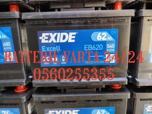 BATTERIE EXIDE EB620 12V 62AH 540A(EN)