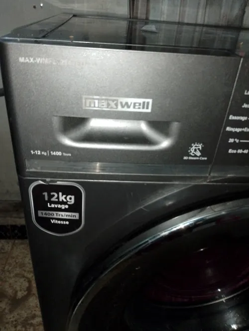 Machine à laver 12kg maxwell inverter