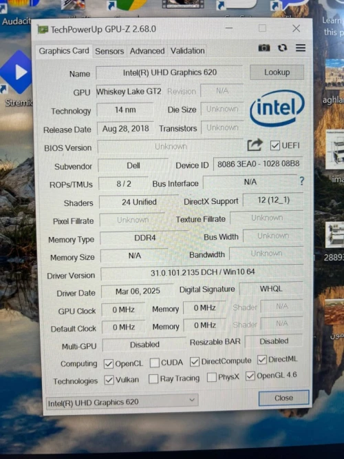 DELL Latitude 5400 i5 8eme gen, 8GB ram