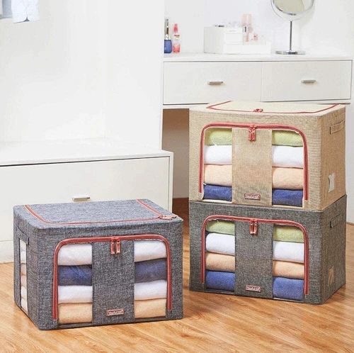Coffre de Rangement Pliable Pour Vêtements et Articles