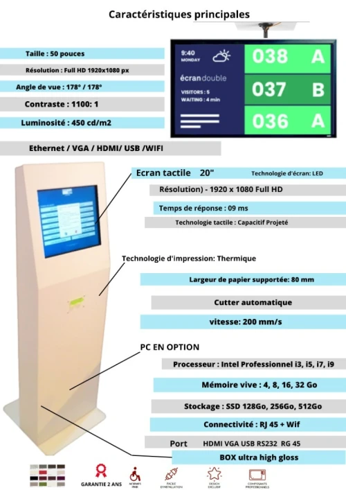 Vente de gestion File d' Attente digital
