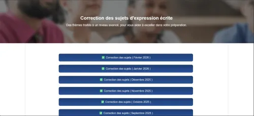 Préparation au TCF Canada
