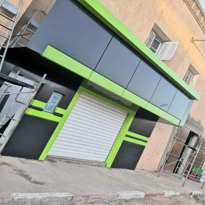 Façade en alucobond
