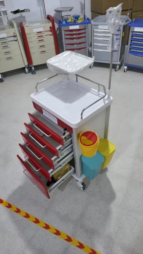 Chariot d urgence rouge