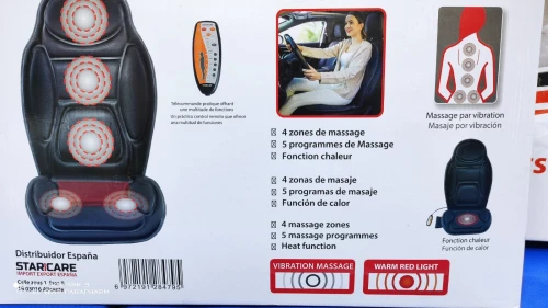 Siège de massage chauffant avec 05 Moteurs