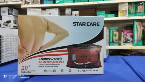 Ceinture dorsale gonflable avec pompe - Ceinture De Décompression Lombaire à air 