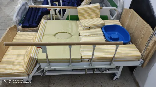Lit Médicalisé Manuel 7 Position Avec Toilettes En ABS Importation