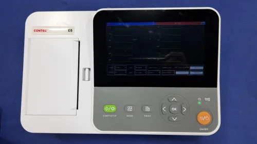 Electrocardiographe ECG Contec E6 (6 pistes) avec interprétation (Nouveau modèle)