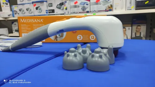 Appareil de massage intensif à main avec infrarouge ITM Blanc Medisana