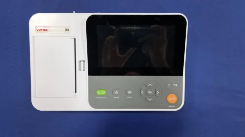 Electrocardiographe ECG Contec E6 (6 pistes) avec interprétation (Nouveau modèle)