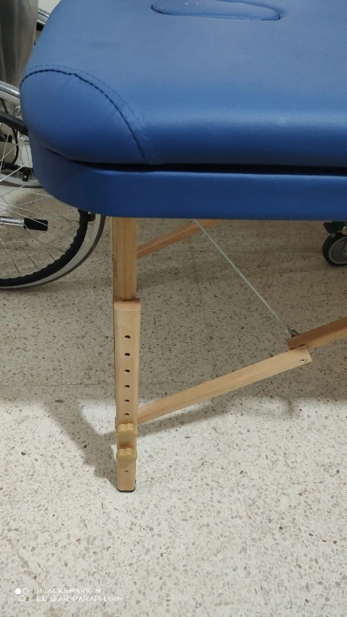 Table de massage en bois pliable 3 zone 