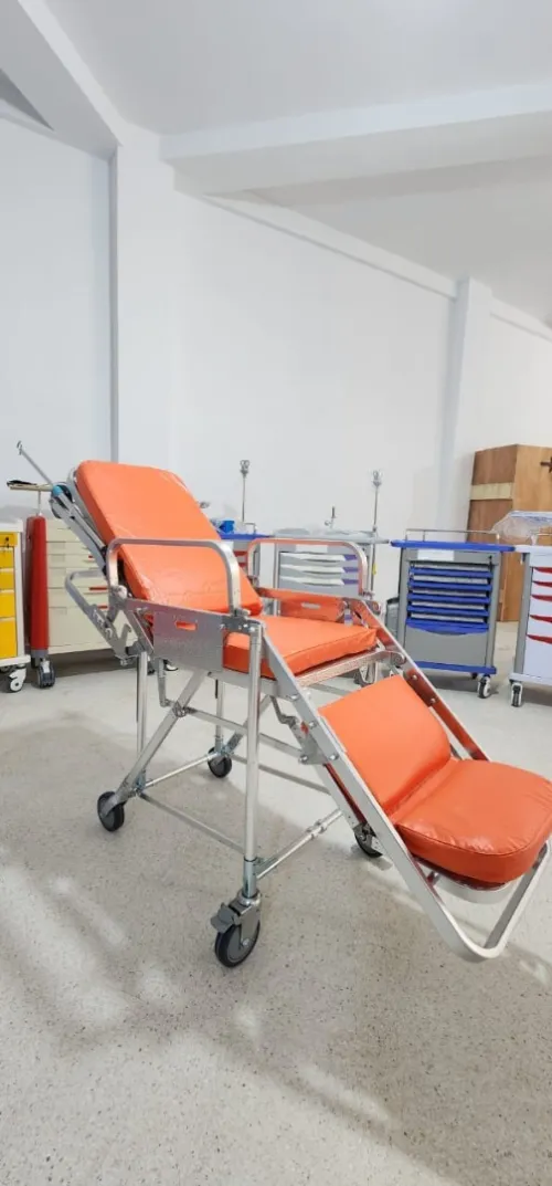 Brancard d'ambulance pliable - Chariot brancard ambulance