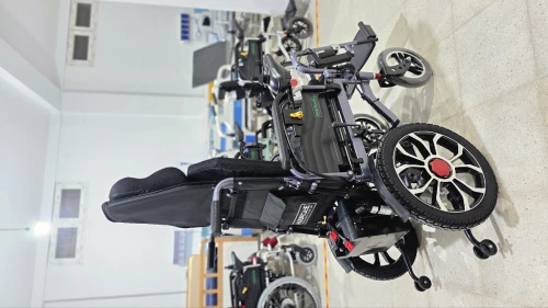 Fauteuil Roulant Électrique JRWD1603U | Dossier Haut, Grandes Roues, Autonomie jusqu à 15 km