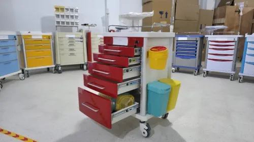 Chariot d urgence rouge