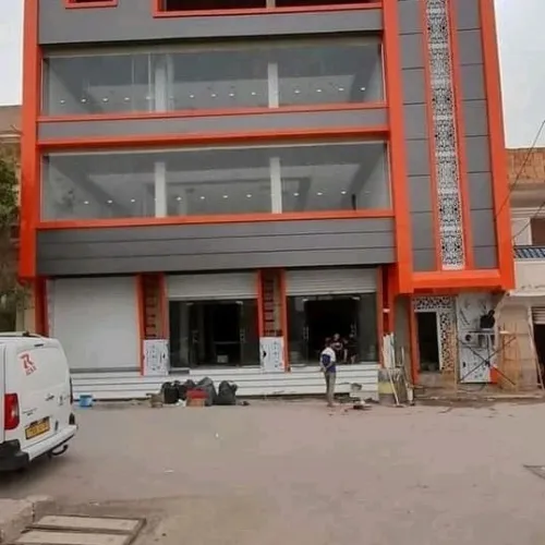 Habillage vitrine panneau publicitaire alucobonde aluco verre aluminium