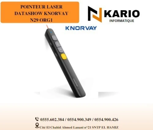 POINTEUR LASER DATASHOW KNORVAY N29 ORG1
