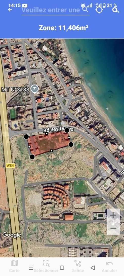 Cherche achat Terrain Oran Ain el turck