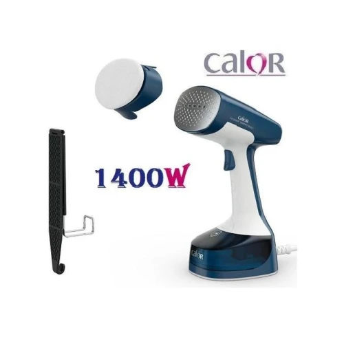 Calor Défroisseur Vapeur A Main Vertical CALOR -1400W -DT7130C0-Blanc-Bleu