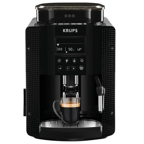 Cafetière automatique Krups EA81P070 avec broyeur  15 bars Nettoyage automatique Noir