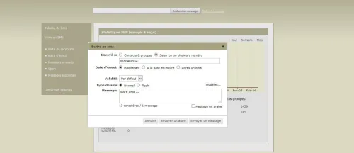 Logiciel bulk SMS avec API