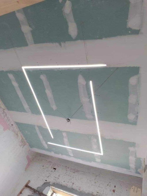Peinture moderne  et placo platre Renouvellement du plâtre mort تجديد جبس الميت  