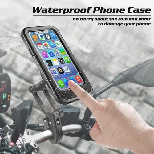 درجة Support de téléphone portable étanche pour vélo moto réglable à 360