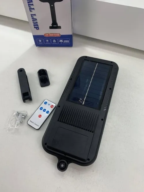 Lampadaires 200LED à énergie solaire étanche IP65 JX200  مصباح خارجي يعمل بالطاقة الشمسية